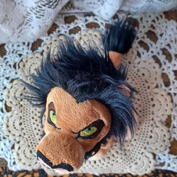 DISNEY THE LION KING 6" PLUSH TOY BY JUST PLAY, LLC "SCAR" AGES 3+ - Picture 6 of 11